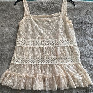 Coquette Lace Babydoll Flowy Tank Top (customized)